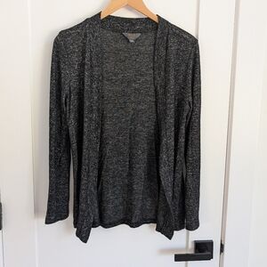 ✨4 for 12 Mix by 41 Hawthorn Black Marled Open Front Cardigan - Size S